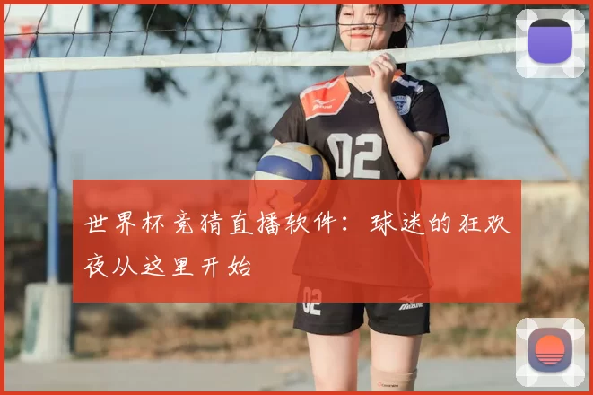 世界杯竞猜直播软件：球迷的狂欢夜从这里开始
