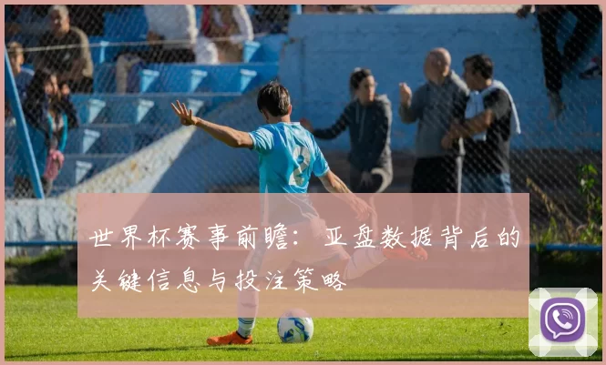世界杯赛事前瞻：亚盘数据背后的关键信息与投注策略